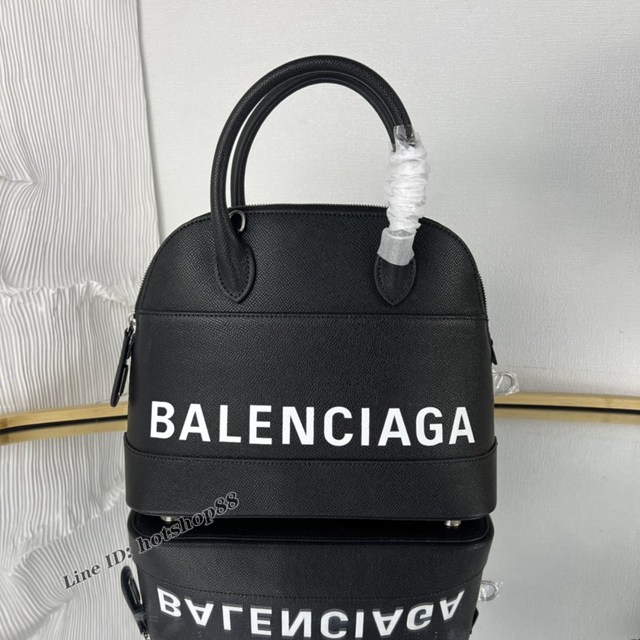 Balenciaga專櫃爆款新版/銀色LOGO大號手提貝殼包 巴黎世家原單大字母貝殼包 fyj1982